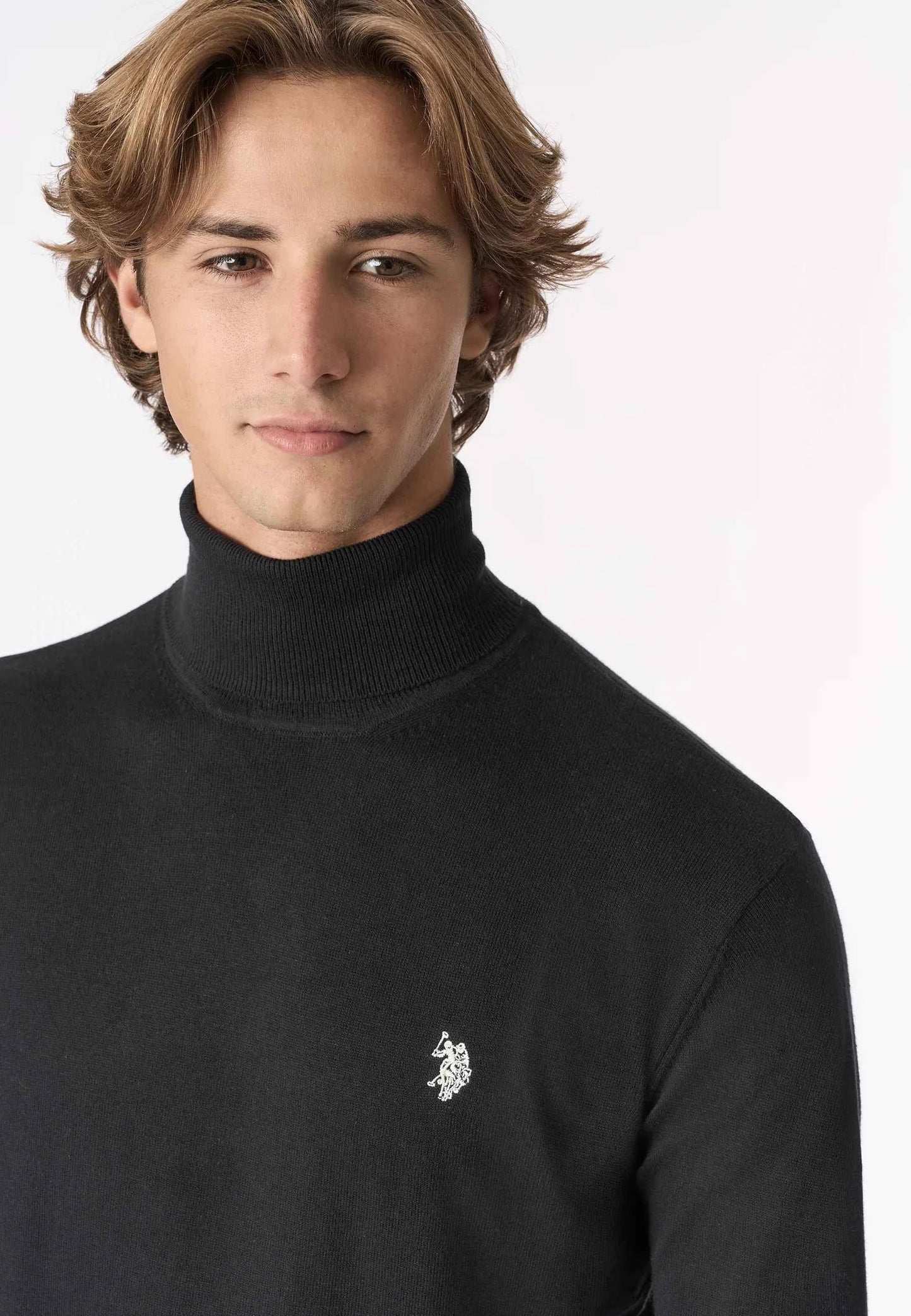 US POLO ASSN | Maglia dolcevita cotone e cashmere