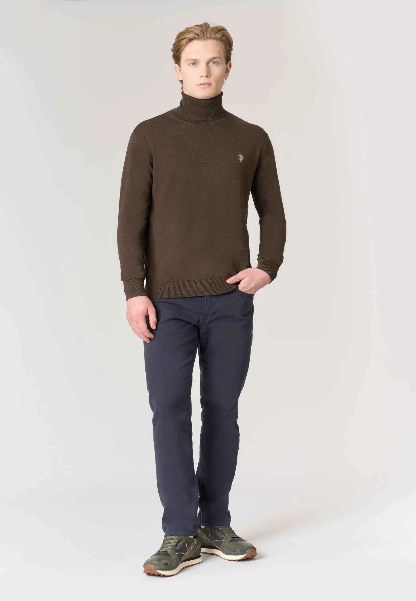 US POLO ASSN | Maglia dolcevita cotone e cashmere