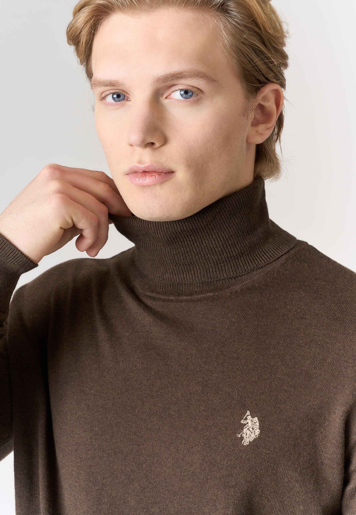 US POLO ASSN | Maglia dolcevita cotone e cashmere