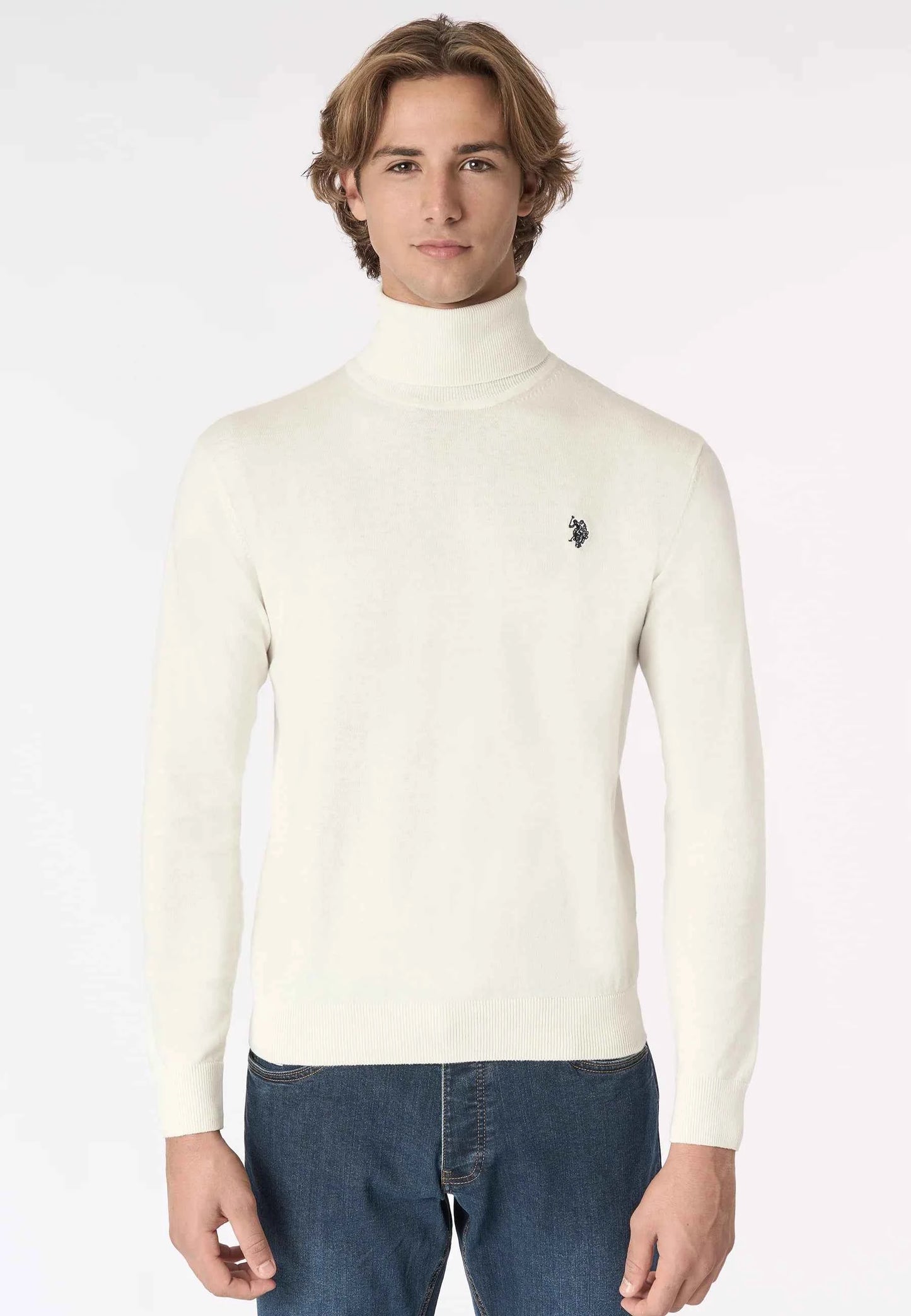 US POLO ASSN | Maglia dolcevita cotone e cashmere