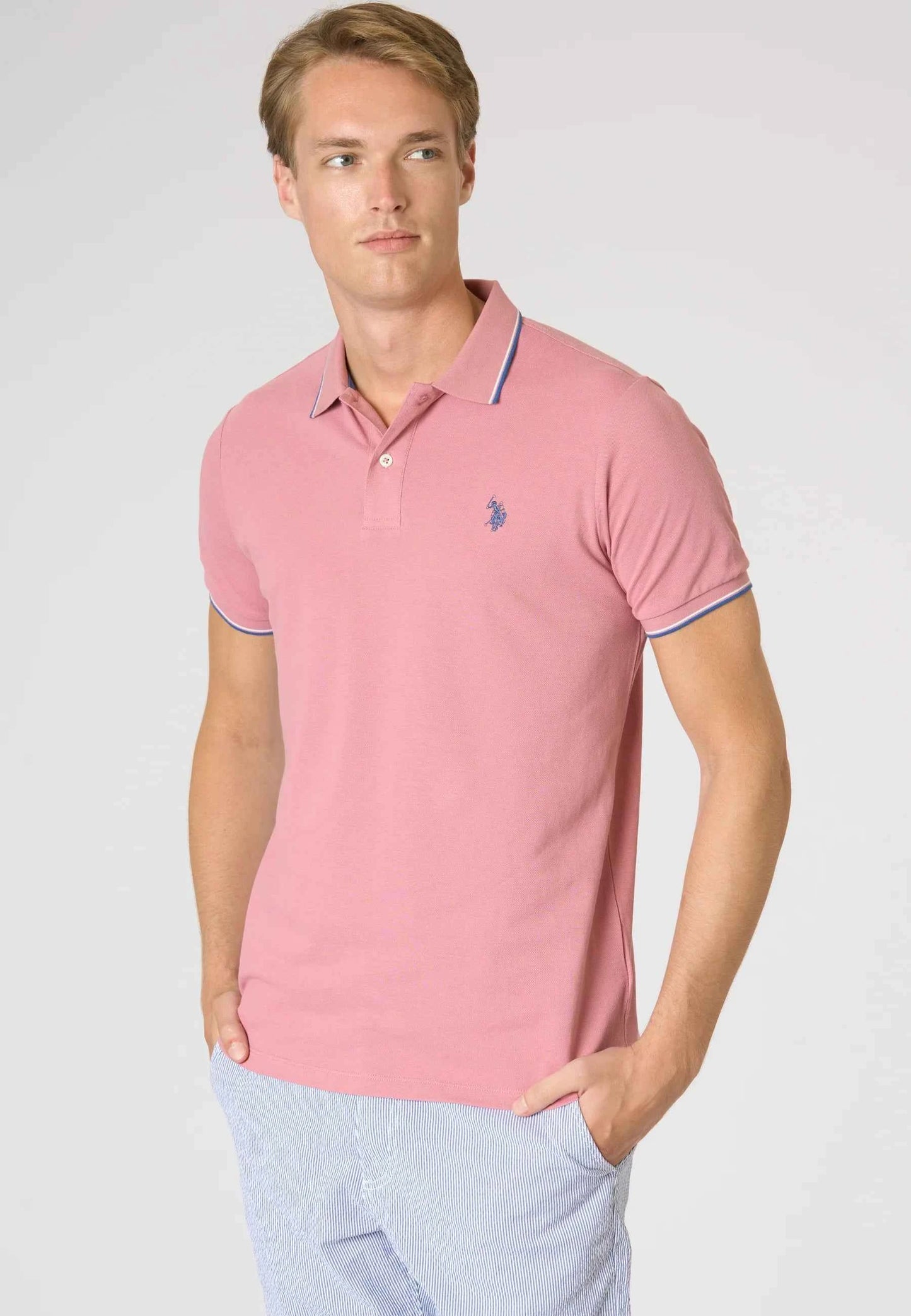 US POLO ASSN | Polo uomo in cotone piquet ultra leggero PAUL