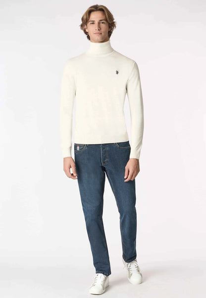 US POLO ASSN | Maglia dolcevita cotone e cashmere