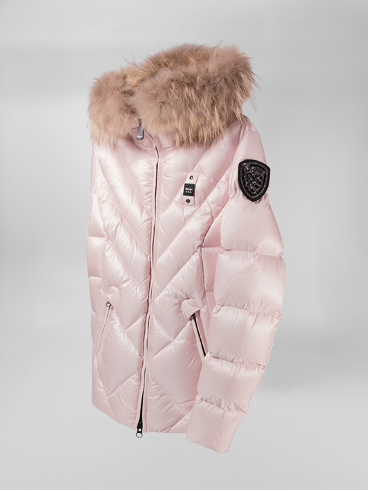 BLAUER PIUMINO A LINEE GEOMETRICHE ALICIA