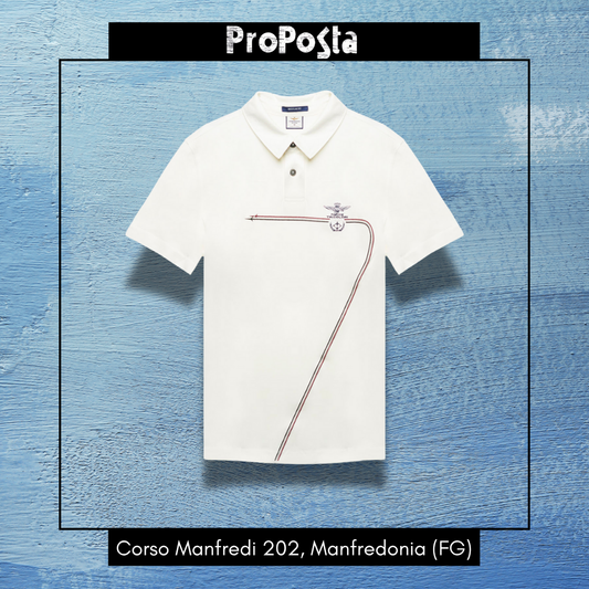AERONAUTICA MILITARE | Polo in jersey con scie tricolori - Proposta Legend