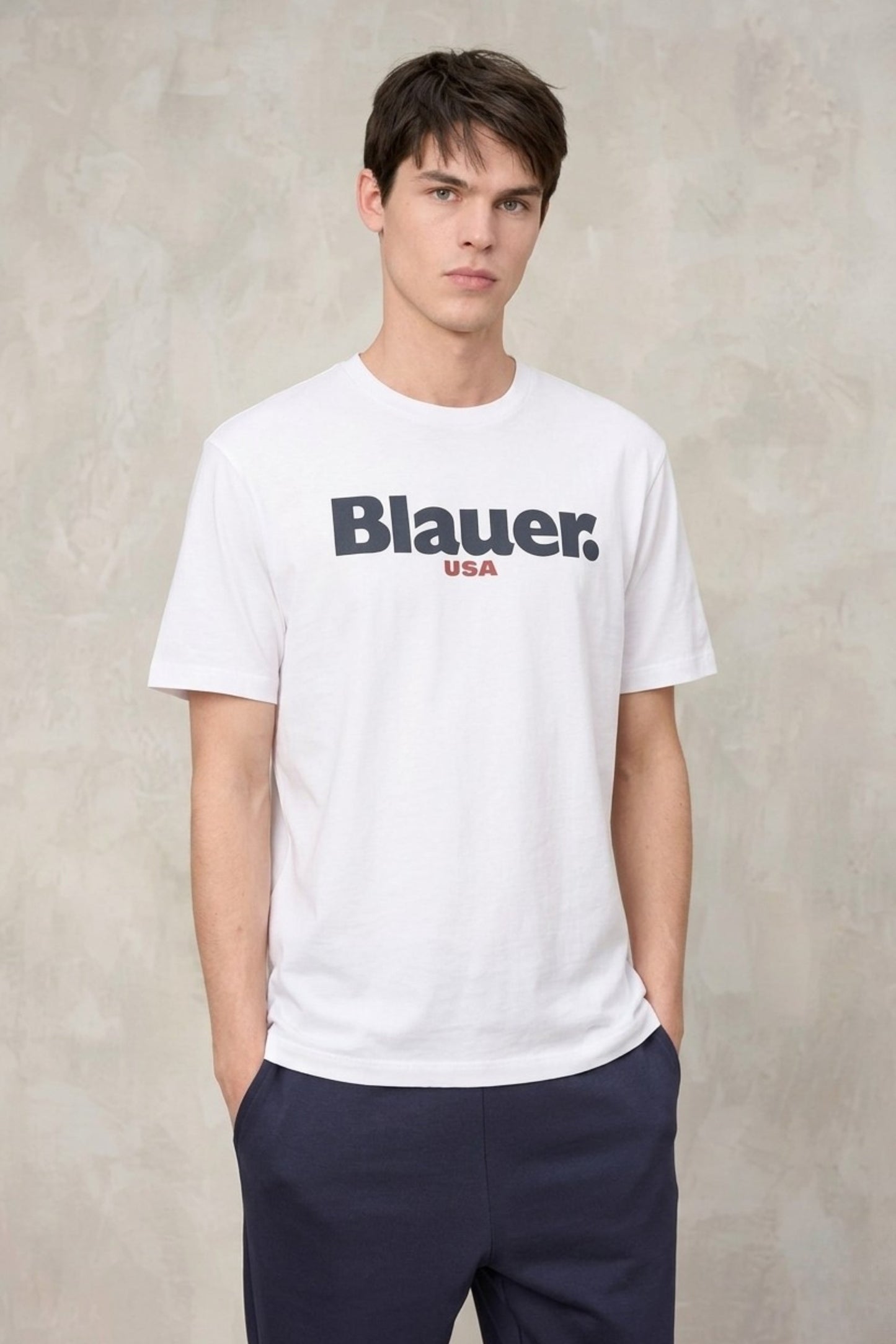 BLAUER | T-Shirt con logo sul petto ERNST