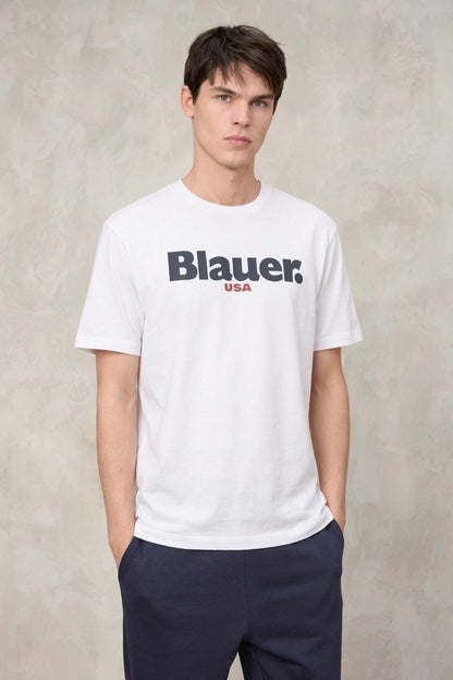 BLAUER | T-Shirt con logo sul petto ERNST