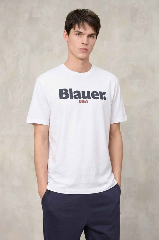 BLAUER | T-Shirt con logo sul petto ERNST