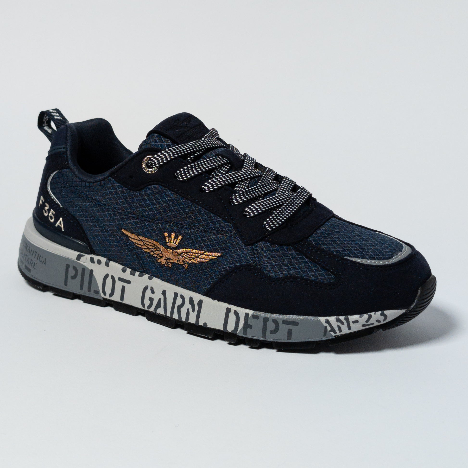 AERONAUTICA MILITARE | Sneakers in mesh con suola stampata F35A - Proposta Legend
