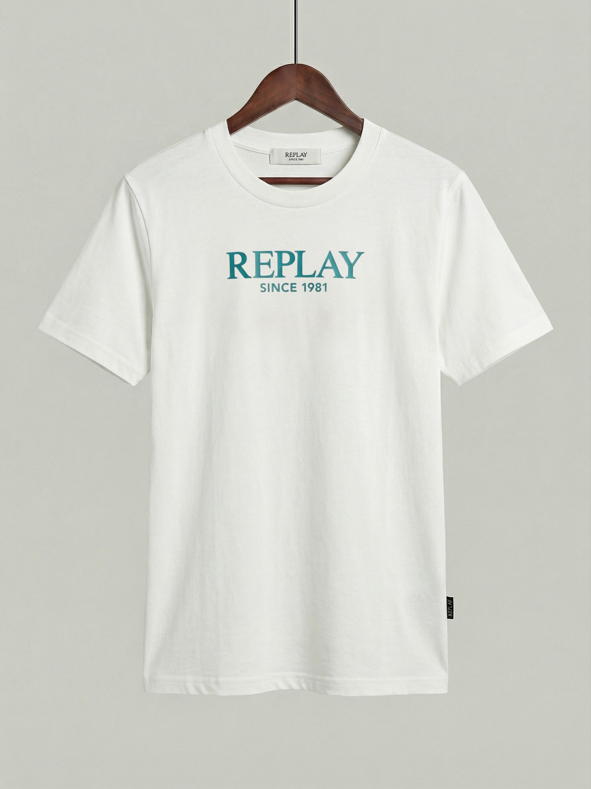 REPLAY | T-shirt in jersey con logo in rilievo - Proposta Legend