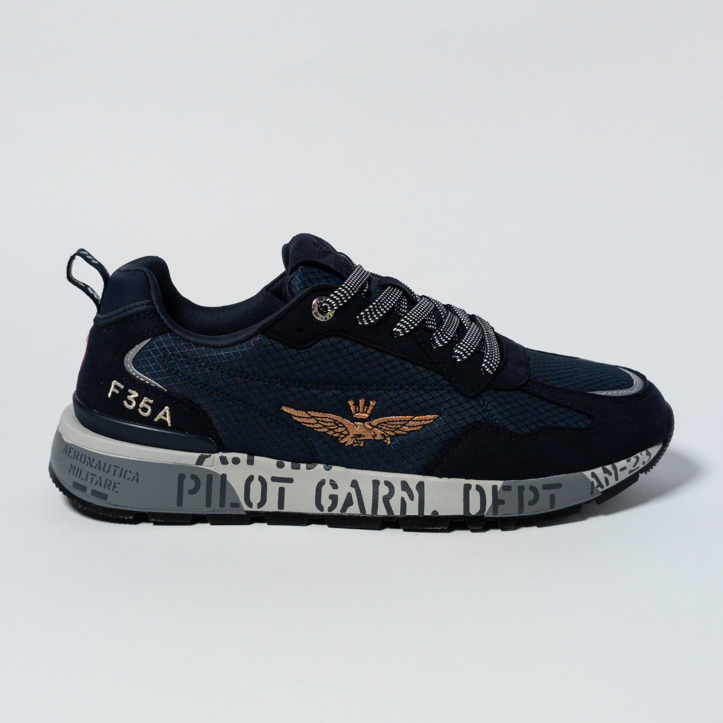 AERONAUTICA MILITARE | Sneakers in mesh con suola stampata F35A - Proposta Legend