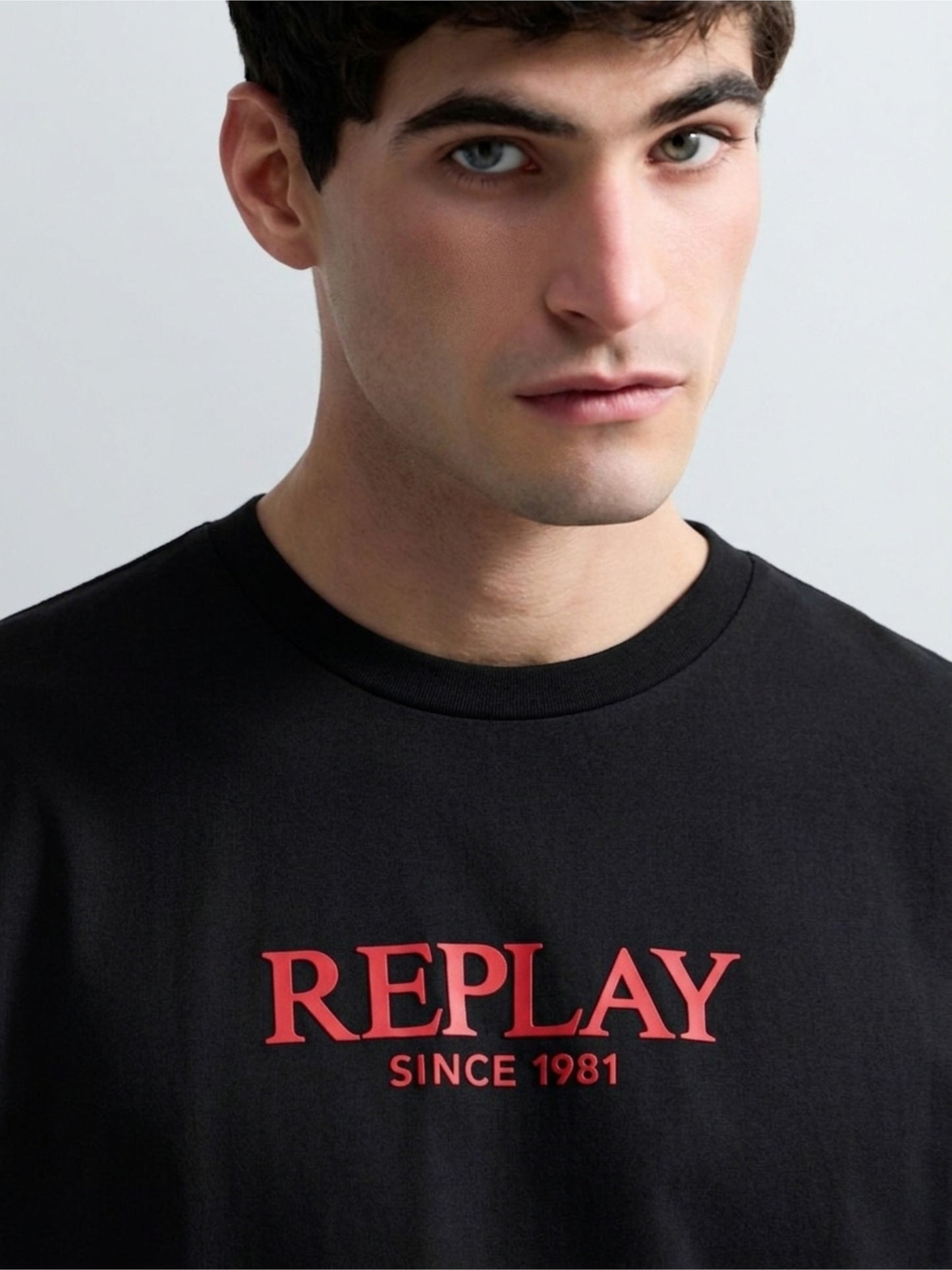 REPLAY | T-Shirt in jersey con logo in rilievo - Proposta Legend